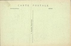 VINTAGE POSTCARD Paris the Street De Rivoli And the Garden of the Tileries taken towards Arc de Triomphe of Etoile