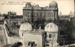 VINTAGE POSTCARD Paris the Observatory Built Under Colbert By Perrault