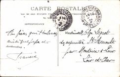 CPA Paris La Seine Au Pont Royal