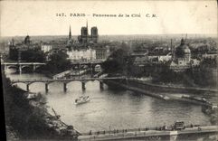 CPA Paris Panorama De La Cite