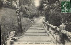 VINTAGE POSTCARD Paris Rustic Chaumont Hillocks Gone