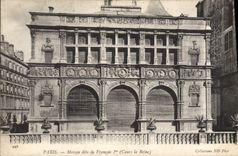 VINTAGE POSTCARD Paris House Known as Of François 1st Course the Queen