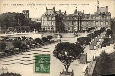 CPA Paris Jardin du Luxembourg Le Senat