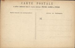 VINTAGE POSTCARD Paris Bankruptcy court Goes to the flowers Petits Trades