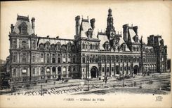 CPA Paris L'Hotel de Ville