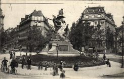 CPA Paris Le Monument de Victor Hugo