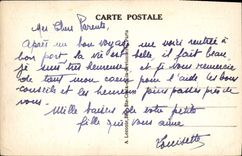 POSTAL París de la VENDIMIA la avenida del Bois de Boulogne visto de Arc de Triomphe