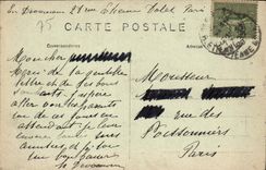 VINTAGE POSTCARD Paris Notre Dame Church of Groix