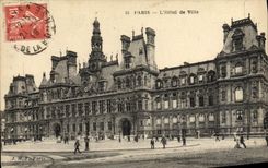 CPA Paris L'Hotel de Ville