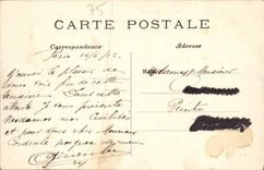 Panorama de París de la POSTAL de la VENDIMIA del Seine hacia el ISCED