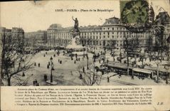 CPA Paris Place de La Republique