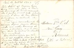 Festivales de París de la POSTAL de la VENDIMIA Militaria del 19 de julio de 1919