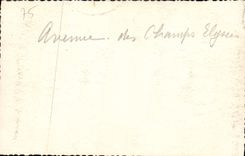 CPA Paris Avenue des Champs Elysees