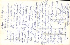 POSTAL MODERNA terrazas de la opinión de Argel del Kasbah