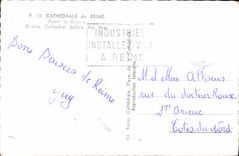 CPA Cathedrale de Raims Avant la Guerre Militaria