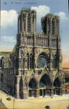 VINTAGE POSTCARD Rheims Cathedrate