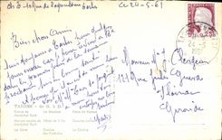 MODERN CARD Tarbes Statue of Foch Marshal the Museum Places of Verdun