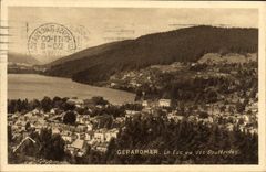 VINTAGE POSTCARD Gerarmdmer the Lake Seen of Gouttridos