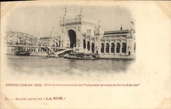 CPA Paris Exposition de 1900 Entree Monumentale du Palais des Armees De terre et de mer