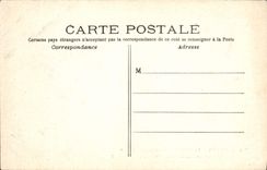 VINTAGE POSTCARD Paris Bois de Boulogne in Winter the walk around the lake