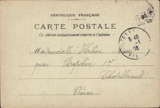 CPA Paris Monument de Gambetta