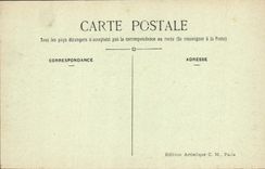 VINTAGE POSTCARD Paris the Eiffel Tower and the Seine