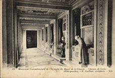 CPA Paris Monument commemoratif de l'incendie du Bazar de la Charite Chemin de Croix 