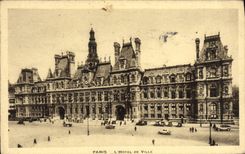 CPA Paris L'Hotel De Ville