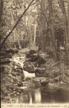 VINTAGE POSTCARD Paris the Wood of Vincennes Cascades of the Lake Daumesnil