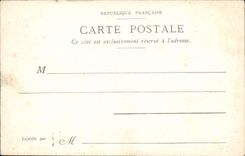 VINTAGE POSTCARD Paris the Bridge Marie Island Saint Louis