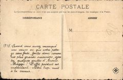 VINTAGE POSTCARD Paris the Quay of Anjou Maggi Publicity