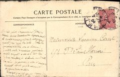 La POSTAL París de la VENDIMIA vista de la puerta Saint Bernard Prise del mercado de vino