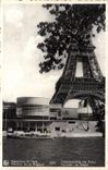 CPA Paris Exposition de Paris Pavillon de la Belgique Tour Eiffel