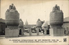VINTAGE POSTCARD Paris International exhibition of Decorative Arts 1925 House Separate