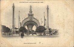 CPA Paris Exposition de Paris Universelle 1900 porte monumentale 