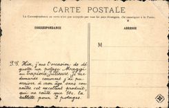 VINTAGE POSTCARD Paris Street of Bucherie Old Hotel God Publicity maggi