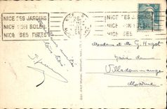 Opinión de la POSTAL de la VENDIMIA Niza tomada de la terraza del castillo