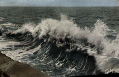 CPM La Cote Effet de vagues
