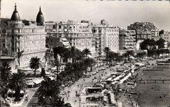 MODERN CARD Cannes the Small cross large Hotels