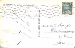 MODERN CARD Longwy View Towards Saulnes