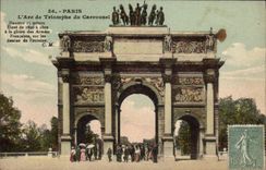CPA Paris L'Arc de Triomphe du Carrousel