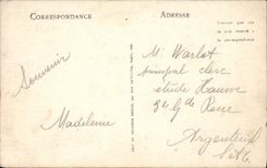 POSTAL Carcasona de la VENDIMIA vista de la torre del obispo