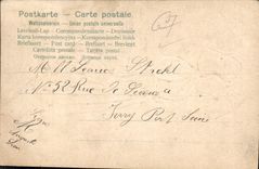 VINTAGE POSTCARD Alsatian Costume Woman Folklore