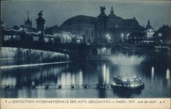 CPA Paris Exposition Internationale Des Arts Decoratifs 1925 Vued e nuit