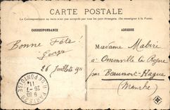 VINTAGE POSTCARD Old Paris the Place Saint Michel