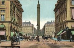 CPA Paris Colonne Vendome