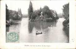 CPA Paris Le Lac du Bois de Boulogne