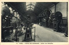 CPA Paris Hotel Des Monnaies Atelier des Medailles