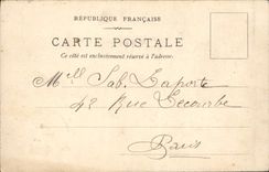 VINTAGE POSTCARD Paris Law courts and Sainte the Vault