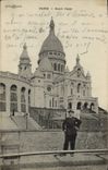 VINTAGE POSTCARD Paris Crowns Heart